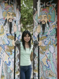 Thai Woman, Wat Poo Temple, Bangkok, Thailand, Southeast Asia, Asia Photographie par Angelo Cavalli