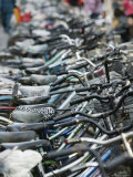 Bicycles, Beijing (Peking), China, Asia Photographie par Angelo Cavalli