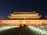 The Heavenly Gate to the Forbidden City, Tiananmen Square, Beijing (Peking), China, Asia Photographie par Angelo Cavalli
