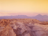 Eroded Mountains of the Valley of the Moon in the San Pedro De Atacama, Chile, South America Photographic Print by Rob Mcleod