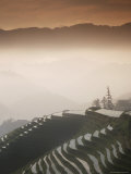 June Sunrise, Longsheng Terraced Ricefields, Guangxi Province, China, Asia Photographie par Angelo Cavalli