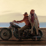 Balade à cheval le long de la côte Affiches par Brent Lynch