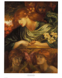 Blessed Damozel Art by Dante Gabriel Rossetti