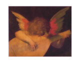 Angel Playing Lute Affiches par Rosso Fiorentino (Battista di Jacopo) 