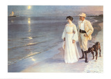 Artist and his Wife Poster von Peder Severin Kröyer