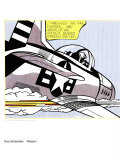 Whaam ! - Panneau 1/2 du diptyque Affiches par Roy Lichtenstein