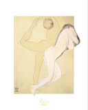 Couple Feminine Print by Auguste Rodin