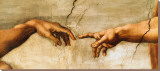 A Criação de Adão, c.1510 (detalhe) Impressão em tela esticada por Michelangelo Buonarroti A Criação de Adão, c.1510 (detalhe) Impressão em tela esticada por Michelangelo Buonarroti