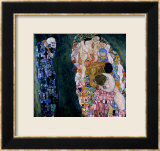 La mort et la vie, v.1911 Estampe encadrée par Gustav Klimt