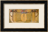 La reine de mai (1900) Estampe encadrée par Margaret MacDonald