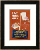 Cadbury's Dairy Milk Chocolate Bars Estampe encadrée