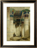 Egyptian View Estampe encadrée par David Roberts
