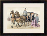 English Horses Estampe encadrée par Albert Adam
