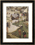 The Census at Bethlehem, detail of children playing on the frozen river Lámina por Pieter Bruegel the Elder The Census at Bethlehem, detail of children playing on the frozen river Lámina por Pieter Bruegel the Elder