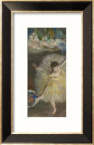 Dancing Girl, Fin D'Arabesque, 1877 Estampe encadrée par Edgar Degas