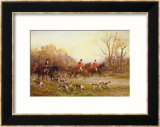 The Start of the Hunt Gerahmter Giclée-Druck von Heywood Hardy