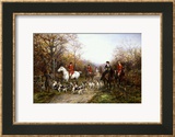 Going Through the Copse Gerahmter Giclée-Druck von Heywood Hardy
