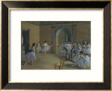 Ballet Studio at the Opera in Rue Le Peletier, 1872 Lámina por Edgar Degas Ballet Studio at the Opera in Rue Le Peletier, 1872 Lámina por Edgar Degas
