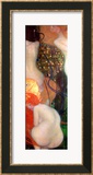 Goldfish, 1901-02 Estampe encadrée par Gustav Klimt