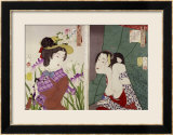 Thirty Two Aspects of Aspects of Women Stampa giclee con cornice di Tsukioka Kinzaburo Yoshitoshi