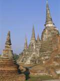 Wat Phra Si Samphet, Ayuthaya, Thailand, Asia Photographic Print by Bruno Morandi