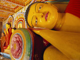 Reclining Buddha Statue Isurumuniya, Anuradhapura, Sri Lanka, Asia Photographic Print by Bruno Morandi