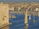 The Old Port, Marseilles, Provence, France, Europe Photographie par Bruno Morandi