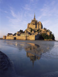 Mont Saint Michel (Mont-St. Michel), Manche, Normandie (Normandy), France Photographic Print by Bruno Morandi