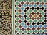 Tile Detail, Attarine Medressa, Fez, Morocco, North Africa Photographie par Bruno Morandi
