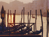 Sunset, the Grand Canal Near the Rialto Bridge, Venice, Veneto, Italy Photographic Print by J P De Manne