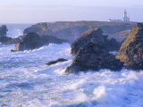 Pointe De Poulains View from Ster Vraz, Belle-Ile-En-Mer, Breton Islands, Morbihan, France Photographic Print by J P De Manne