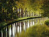 The Bank of the Hure, Canal Lateral a La Garonne, Gironde, Aquitaine, France, Europe Photographic Print by J P De Manne