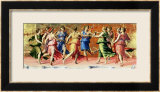 The Dance of Apollo with the Muses Ingelijste gicléedruk van Baldassare Peruzzi