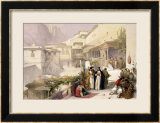Convent of St. Catherine, Mount Sinai, February 17th 1839 Estampe encadrée par David Roberts