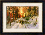 Glowed with Tints of Evening Hours Gerahmter Giclée-Druck von Joseph Farquharson