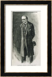 The Final Problem the Evil Professor Moriarty Gerahmter Giclée-Druck von Sidney Paget