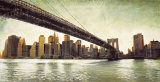 Brooklyn Bridge View Kunstdrucke von Matthew Daniels