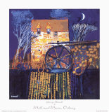 Mill and Moon, Orkney Poster av George Birrell