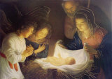 The Nativity Láminas por Gerrit van Honthorst The Nativity Láminas por Gerrit van Honthorst
