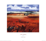 Perthshire Fields Posters av Judith Bridgland Perthshire Fields Posters av Judith Bridgland
