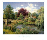 Bridge at Ashford in the Water, D'Shire Prints by Jean Kevorkian