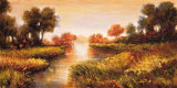 Pond at Daybreak Posters by Jeffrey Leonard