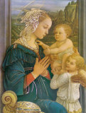 Virgin in Adoration Posters by Filippino Lippi