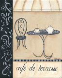 Cafe de Terrasse Poster by Kim Klassen