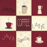 Coffee Nine Patch I Kunstdrucke von Kim Klassen