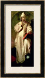 St. Bruno Estampe encadrée par Francisco Ribalta