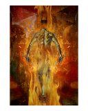 ManBat Giclee Print by Greg Simanson