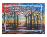Walking the Dog Giclee Print by Ira McCully