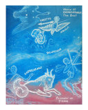 House Of Capricornus, The Goat reproduction procédé giclée par Debra Trinchini