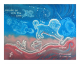 House Of Leo, The Lion reproduction procédé giclée par Debra Trinchini